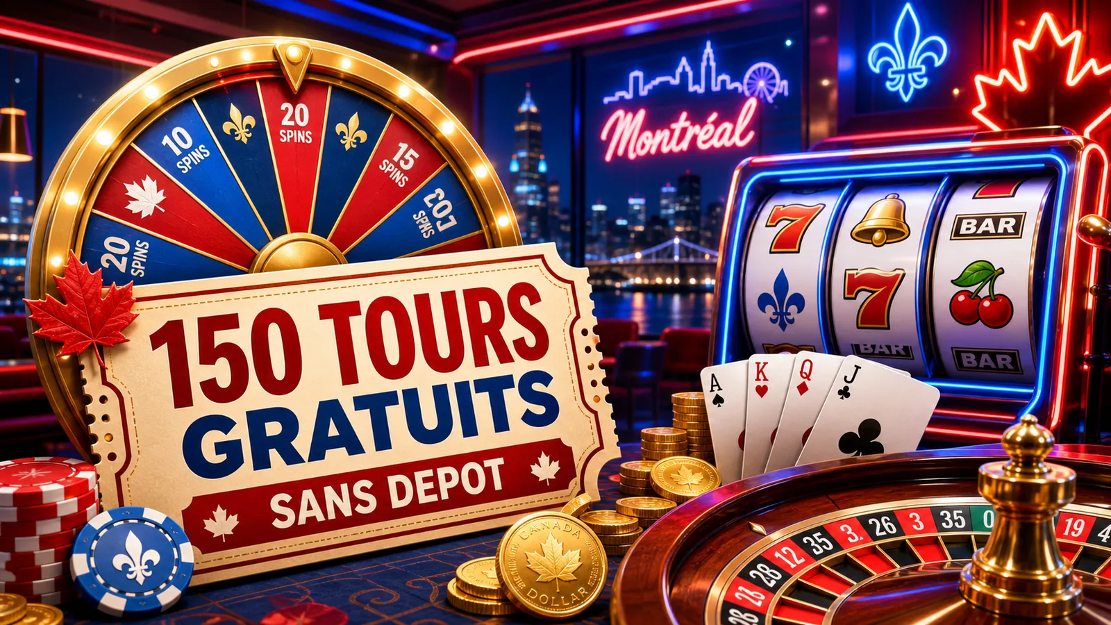 Casino 150 tours gratuits sans dépôt content banner