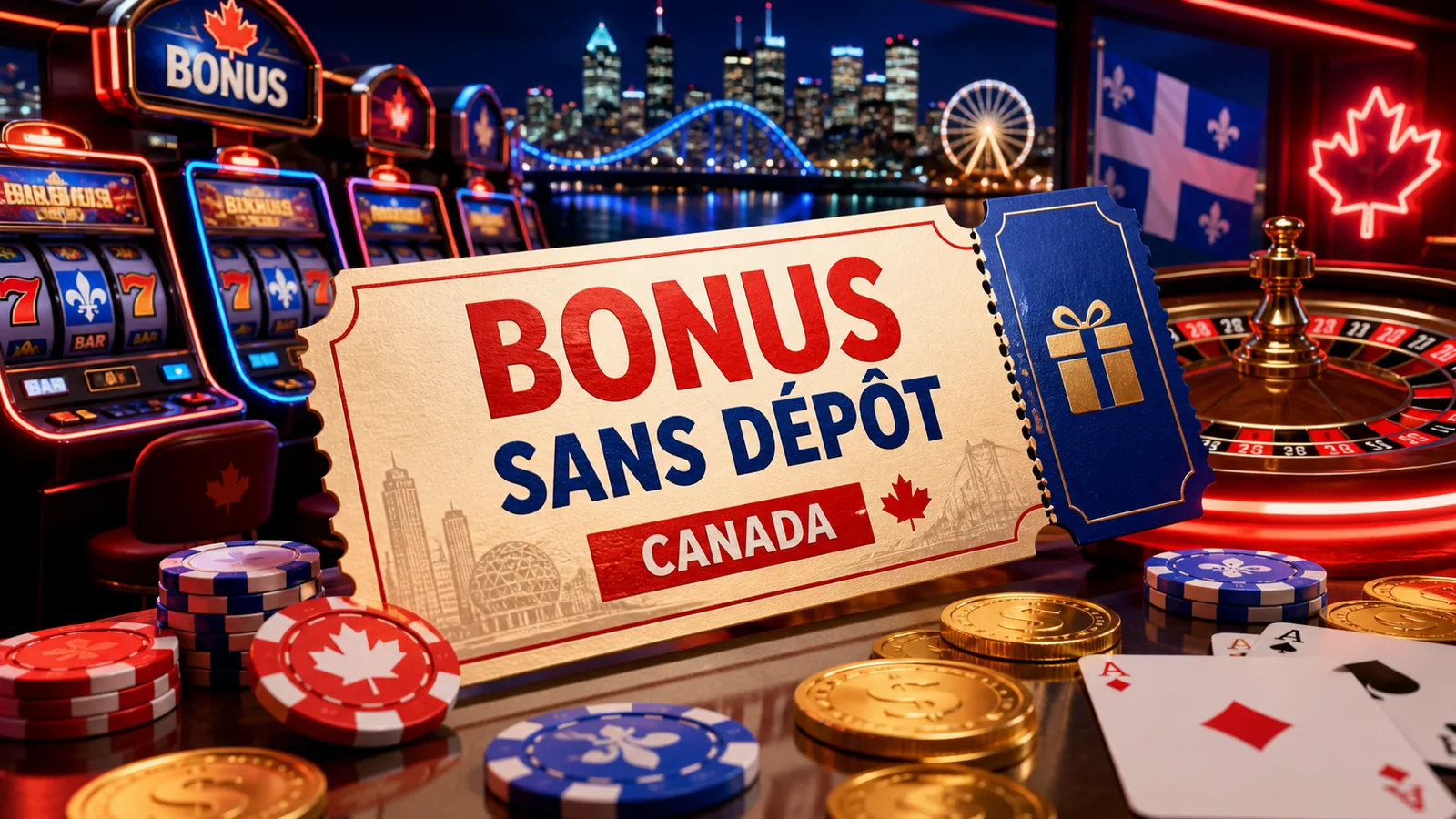 Casino bonus sans dépôt content banner