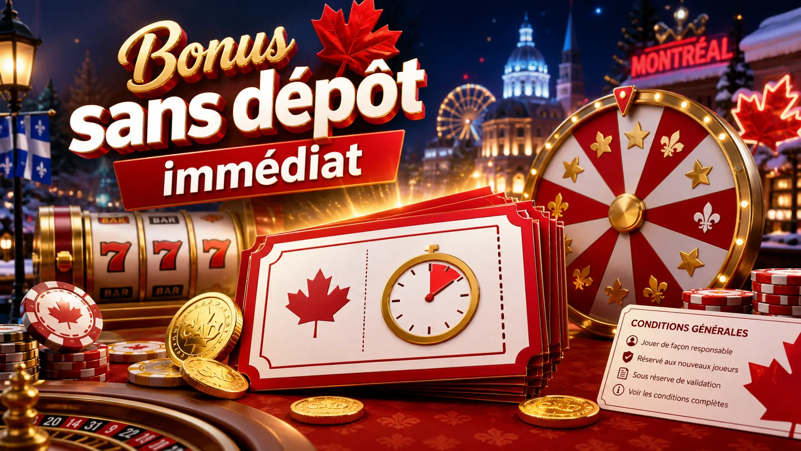 Casino bonus sans dépôt immédiat content banner