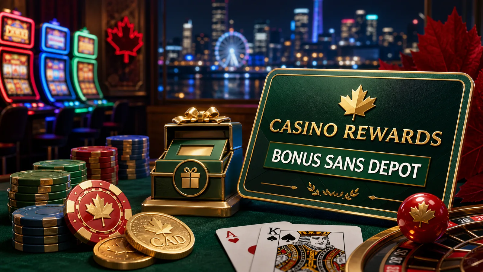 Casino Rewards bonus sans dépôt content banner