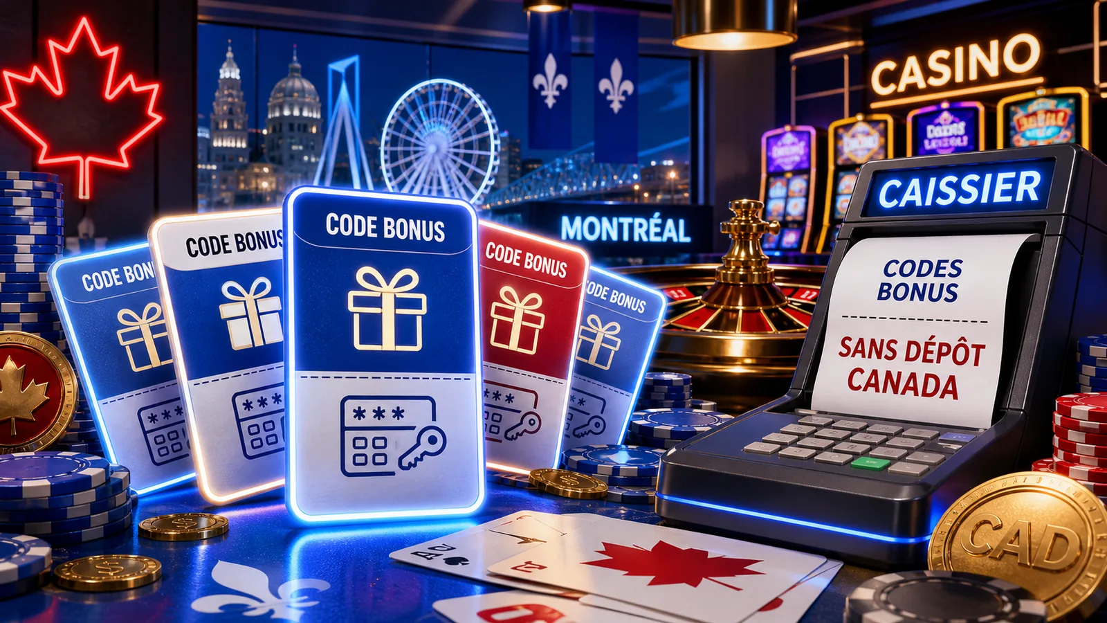 Codes bonus gratuit sans dépôt Canada content banner